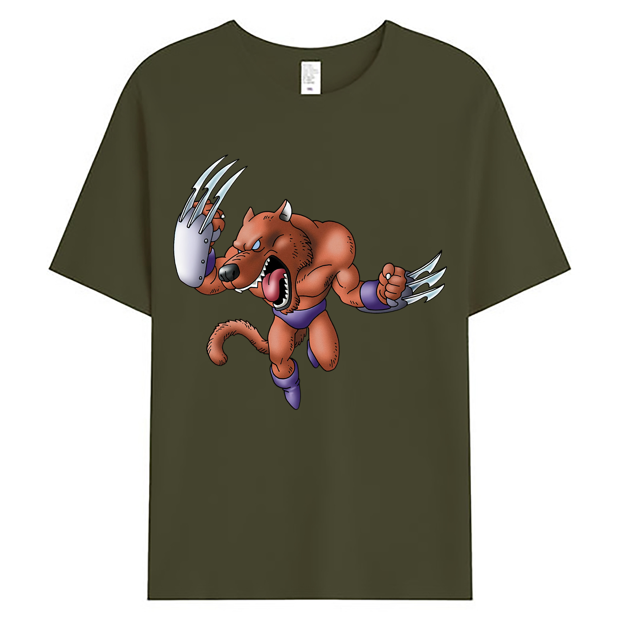 （画像用） ドラゴンクエスト Doragon Kuesuto Dragon Quest 綿100％ メンズ半袖Tシャツ｜肌触りやわらか＆通気性